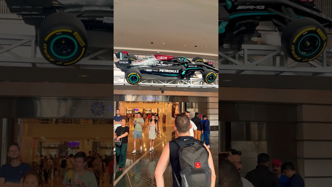 Formula 1 Racing Car in KL Petronas Twin Towers