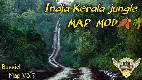 Bussid Map Mod V3.7_ Download india kerala jungle🌴🍂 map mod fot bus simulator indonesia#junglemap🌴🌴