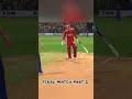 Final match part 2 #rc24 #jpgamer5200 #editer #rc24shot #trandingshorts #rcb #csk #rcb #editerjp #ar