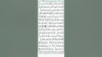 سورة البقرة برواية ورش مقسمة الى أرباع للحفظ و المراجعة ( الربع 2 من الحزب 5 الجزء 3 )