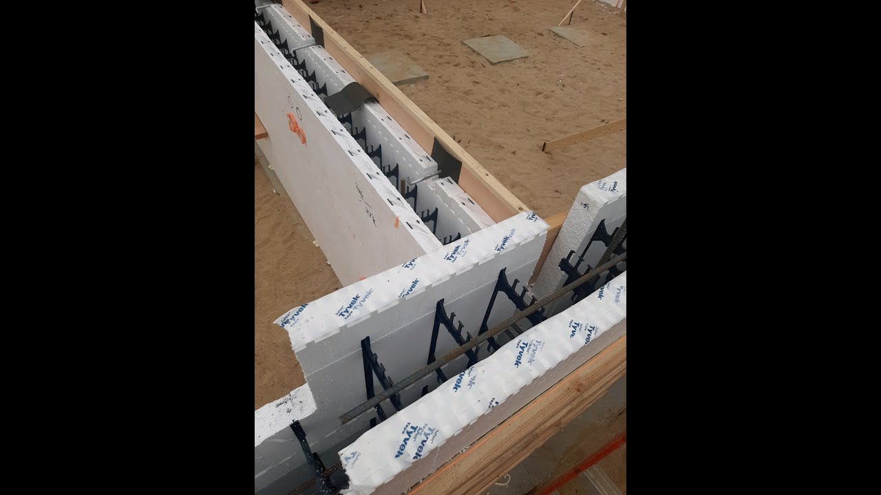 Insulated Concrete Forms Project - YouTube