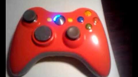 FOR SALE:Custom Painted Rapid-Fire Xbox360 controller with Blue LED`s