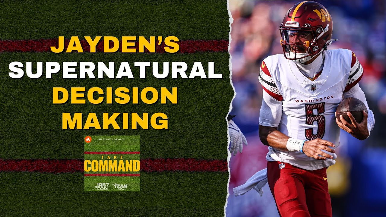 Jayden Daniels' Supernatural Decision Making | Take Command - YouTube