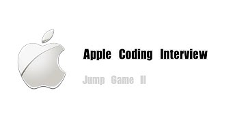 Apple Coding Interview Question | Leetcode 45 | Jump Game II