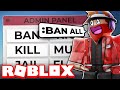 How to make an advanced admin panel in roblox