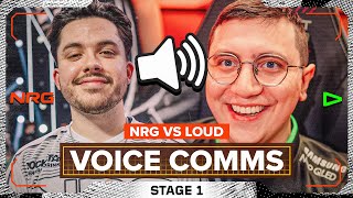 MAKING LOUD QUIET WITH MY IGLING! | NRG vs. LOUD Voice Comms - VCT Americas Stage 1