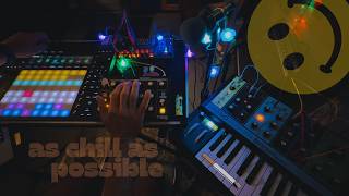 16 Min Live Hybrid Chill Dub Techno // 2x Sting 2 + Moog Grandmother [Studio Session]