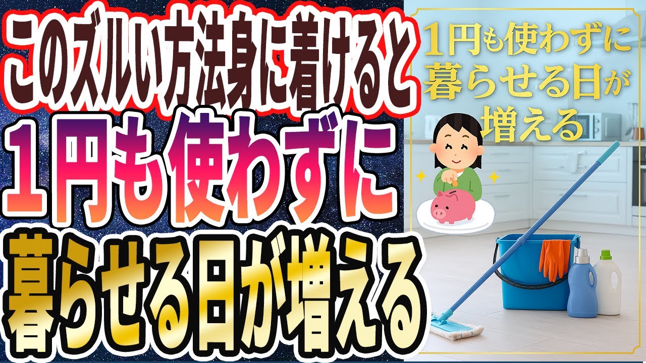 【ズルい方法】「これをやるだけで1円も使わずに暮らせる日が増えます...企業が絶対に知られたくない「禁断の節約習慣10連発!!」」を世界一わかりやすく要約してみた【本要約】