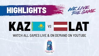 Highlights | Kazakhstan vs. Latvia | 2023 #IIHFWorlds