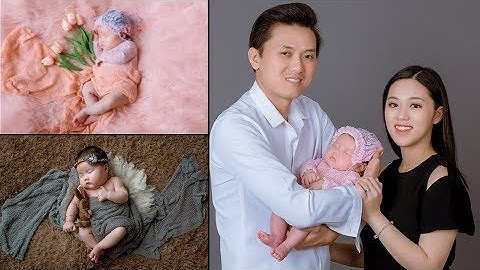 Quách Ngọc Tuyên khoe trộn bộ ảnh đáng yêu của cô công chúa đầu lòng với bạn gái kém 10 tuổi