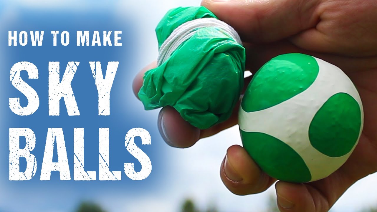 ⁣How To Make Sky Ballz! TKOR Shows You How To Make Parachute Ninja Balls!