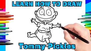 HOW TO DRAW TOMMY PICKLES from THE RUGRATS easy step by step #howtodraw #drawingtutorial #tweetybird