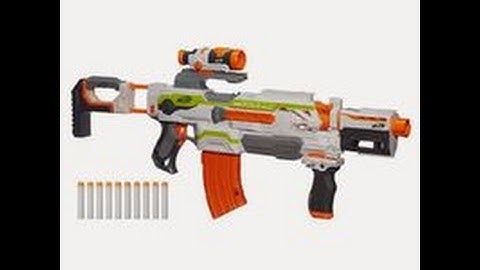 New NERF N-strike Modulus ECS-10 Review and Firing!
