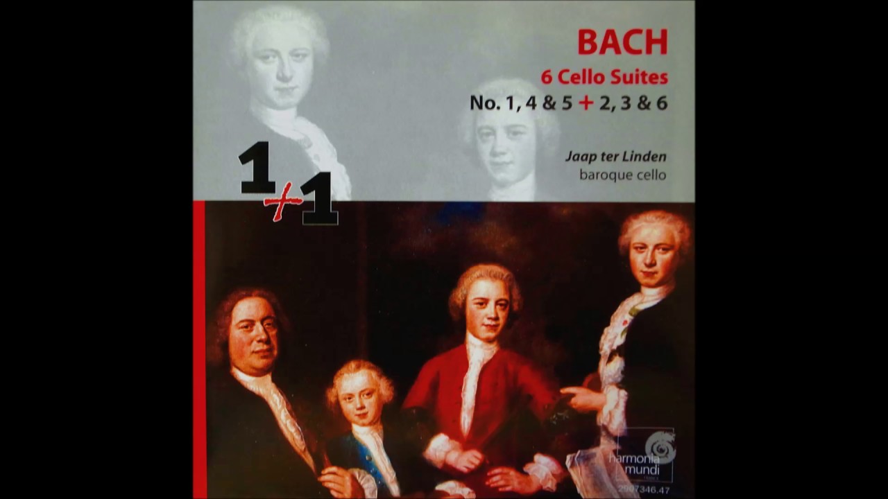 Bach Cello Suite No.4 in E flat Major BWV 1010 - Jaap Ter Linden 432Hz ...