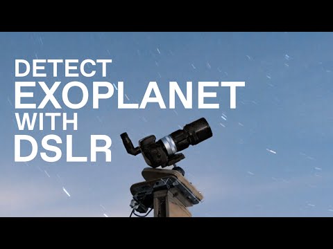 How to Detect an Exoplanet With a DSLR