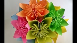 How to make - Kusudama Flower Ball || kusudama flower bouquet || Origami Flower Ball || Craftastic - Durasi: 4.14. 