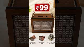 99 में Smart Saving Challenge Box 💰 |Daily Chhoti Saving= ₹1 Lakh Target! #reels #savingmoney #save