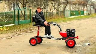 Pubert Vario 60 SC перший виїзд з саморобним адаптором