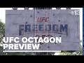 Media preview UFC Octagon on White House lawn