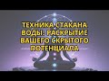 Техника стакана воды: раскрытие вашего скрытого потенциала