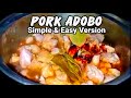 Easy and simple pork adobo  pork adobo by rena vlogs