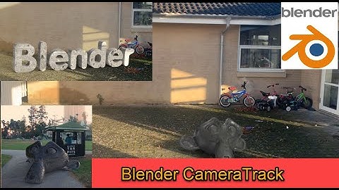 Blender Camera Track - Easy integration with live footage