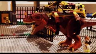 Dinosaur Lego display in progress for Brick Events Gold Coast 2013