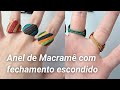 Anel de Macramê - TUTORIAL
