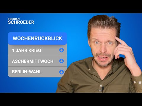 WEG DAMIT! 1 Jahr Krieg, Politischer Aschermittwoch & Berlinwahlen - Satirischer Wochenrückblick