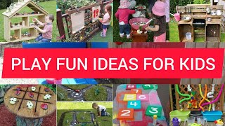 Fun Ideas for Kids to Play l Kids Outdoor Play Area Ideas l Toddler Outdoor Play fun Area l DIY kids