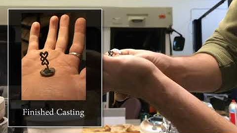 Lost Wax Casting a Silver Pendant by Steam: A "How To" Timelapse