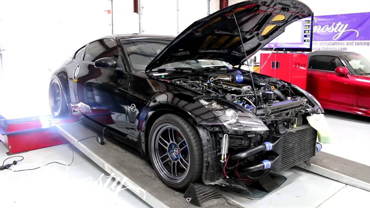 350Z 670WHP Dyno Pull