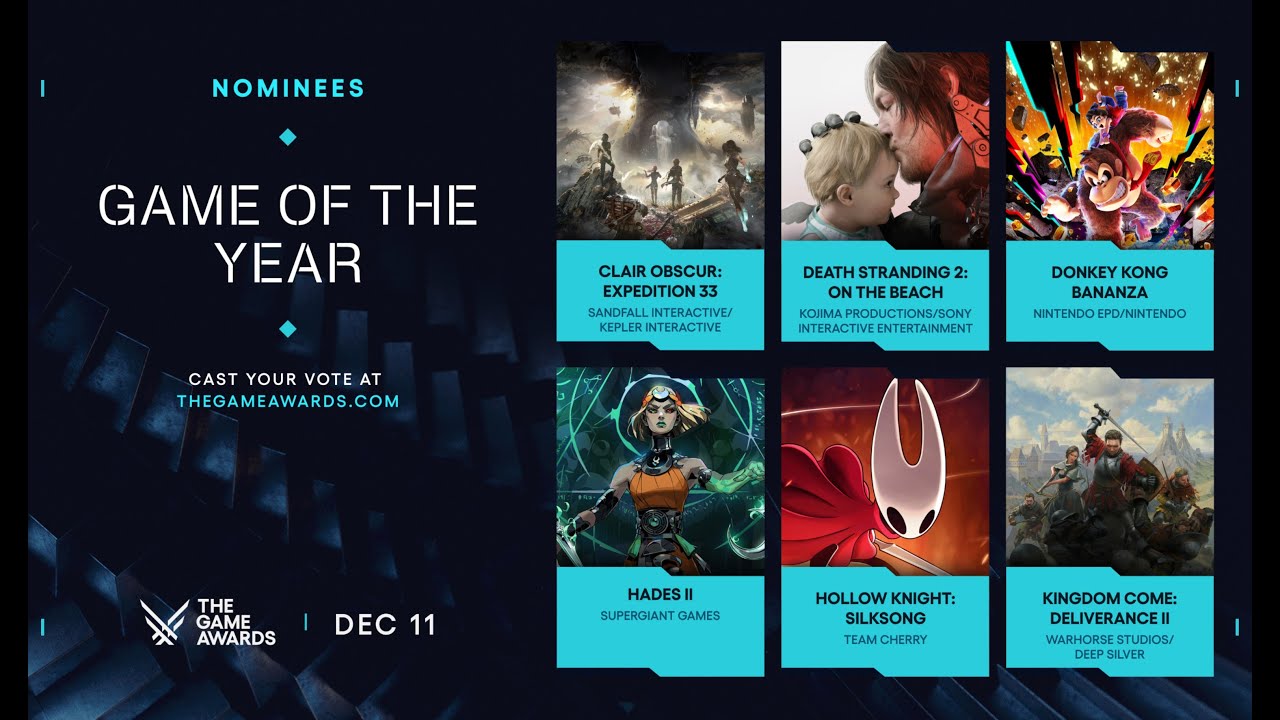 Выбор победителей голосования за «Игру года» с использованием технологии Stealty 4K