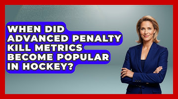 When Did Advanced Penalty Kill Metrics Become Popular in Hockey? - Puck Stats Central
