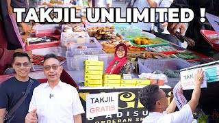 TEMPEL TAKJIL GRATIS YG MAU AJA, WARGA PANIK REBUTAN !