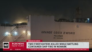 Learning more about cargo ship that caught fire at Port Newark