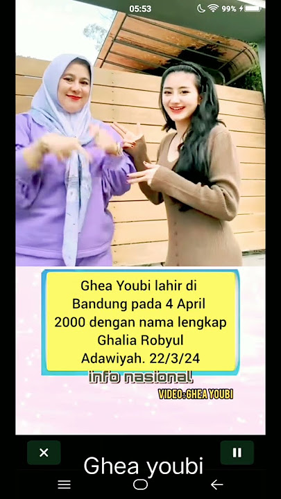Ghea Youbi & Bunda Cantik