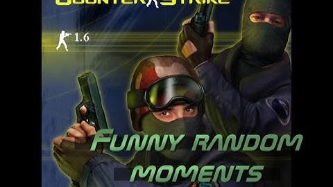 Funny random moments - Counter Strike 1.6 (Players vs Bots)
