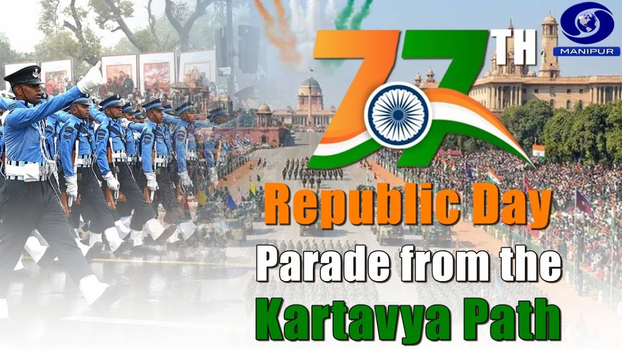 77th Republic Day Parade from the Kartavya Path, New Delhi - YouTube