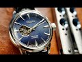 Seiko Presage Cocktail Time Review - Open Heart Blue Moon - SSA405J1 -  R.I.P. Dad Watch