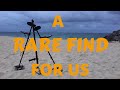 Beach Metal Detecting, A RARE Find For Us!