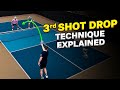 How to hit a 3rd shot drop in pickleball