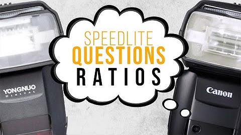 SPEEDLITE QUESTIONS | RATIOS