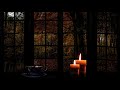 Heavy Rain On Window In Autumn | Very Heavy Rain Sounds For Sleeping And Relaxation