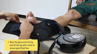 How to use Techcare Hand Robot (HR-30) Leg Massage Glove? screenshot 5