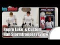 Custom Luke & Han Solo Stormtrooper kenner style figures review - Toy Polloi