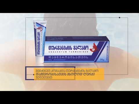 თურმანიძის მალამო, სამოგზაურო აფთიაქი, Turmanidze ointments,  Мазь Турманидзе