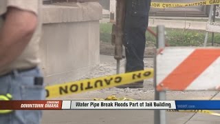 Water Pipe Break Floods Part of Jail Building