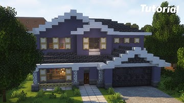 Minecraft: Suburban House Tutorial (#13)