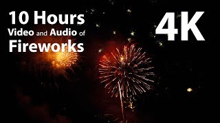 4K UHD 10 hours - New Year Fireworks Display - celebration, relaxation screenshot 2